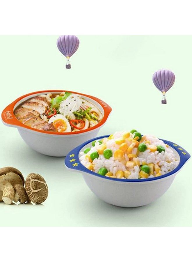 Baby Feeding Bowl Bear Design Eco Friendly Bamboo Fiber Bowl For Kids;Baby Utensils Feeding Bowl Tableware For Kids And Toddlers (Multicolor; 1 Pc)