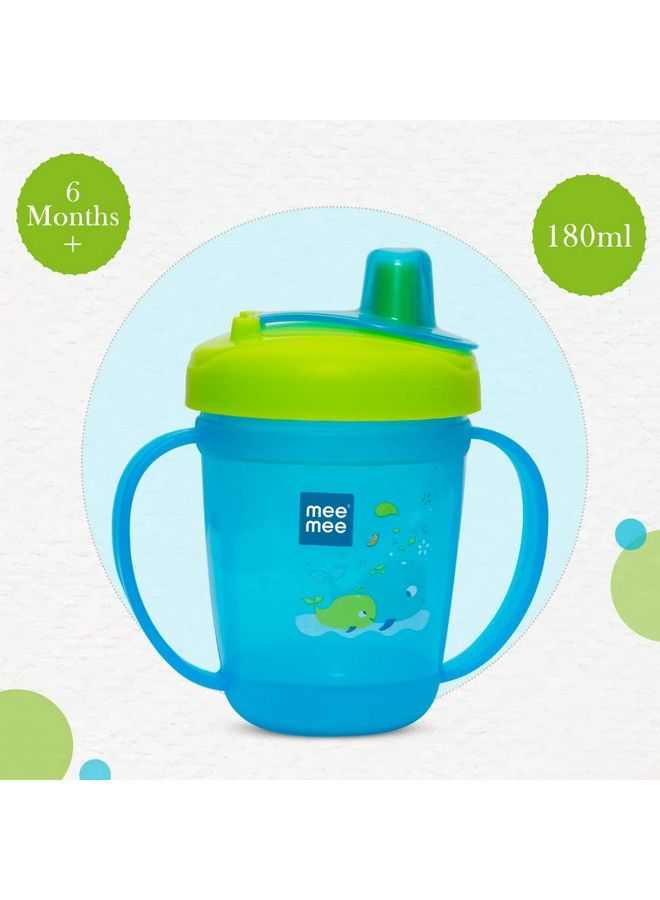 Easy Grip Sipper Cup With Twin Handle (180 Ml Blue)