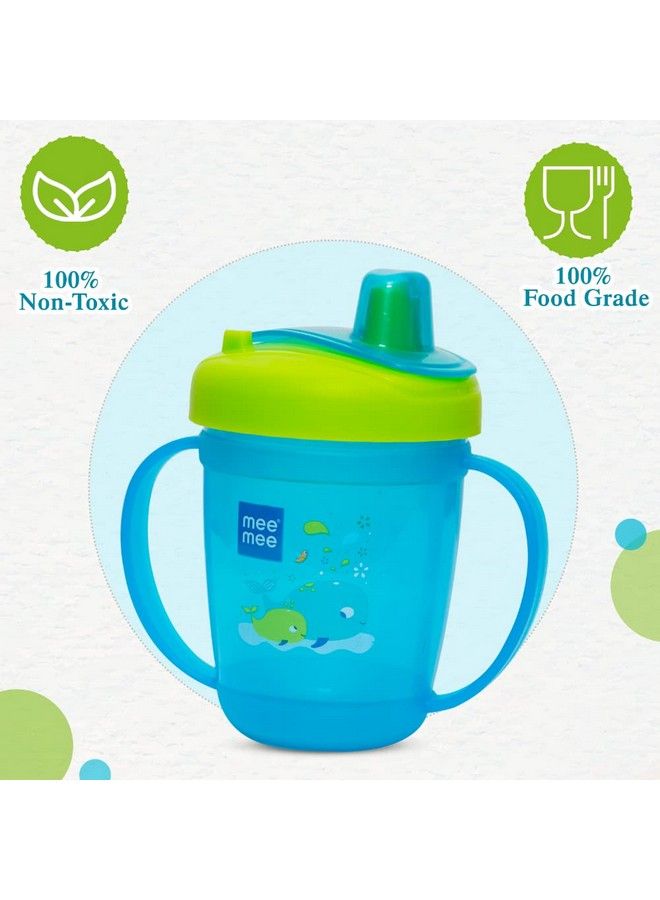 Easy Grip Sipper Cup With Twin Handle (180 Ml Blue)