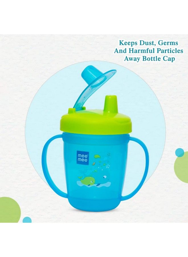 Easy Grip Sipper Cup With Twin Handle (180 Ml Blue)