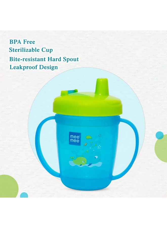 Easy Grip Sipper Cup With Twin Handle (180 Ml Blue)