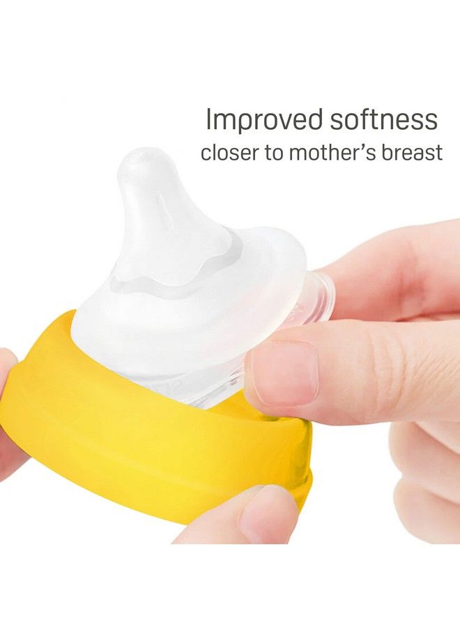 Natural Baby Bottle Nipple Slow Flow Nipple 6M+ 1Pk Softlatch Peristaltic Plus Nipple 1Pc L Case