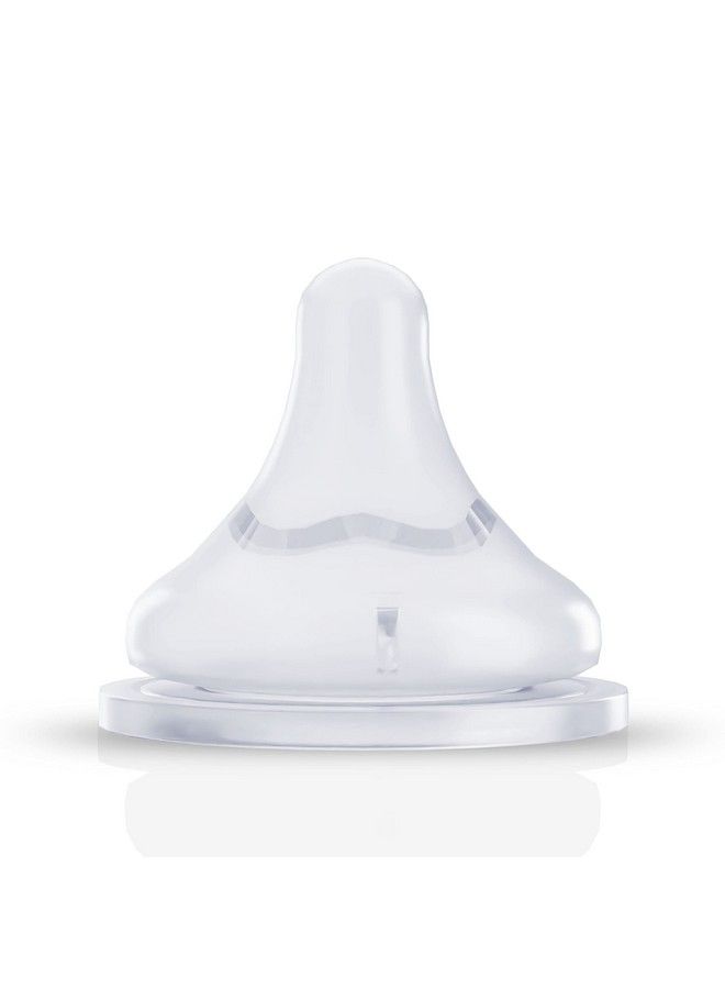 Natural Baby Bottle Nipple Slow Flow Nipple 6M+ 1Pk Softlatch Peristaltic Plus Nipple 1Pc L Case