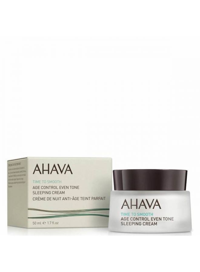 AHAVA Age Control Even Tone Sleeping Cream 50ml