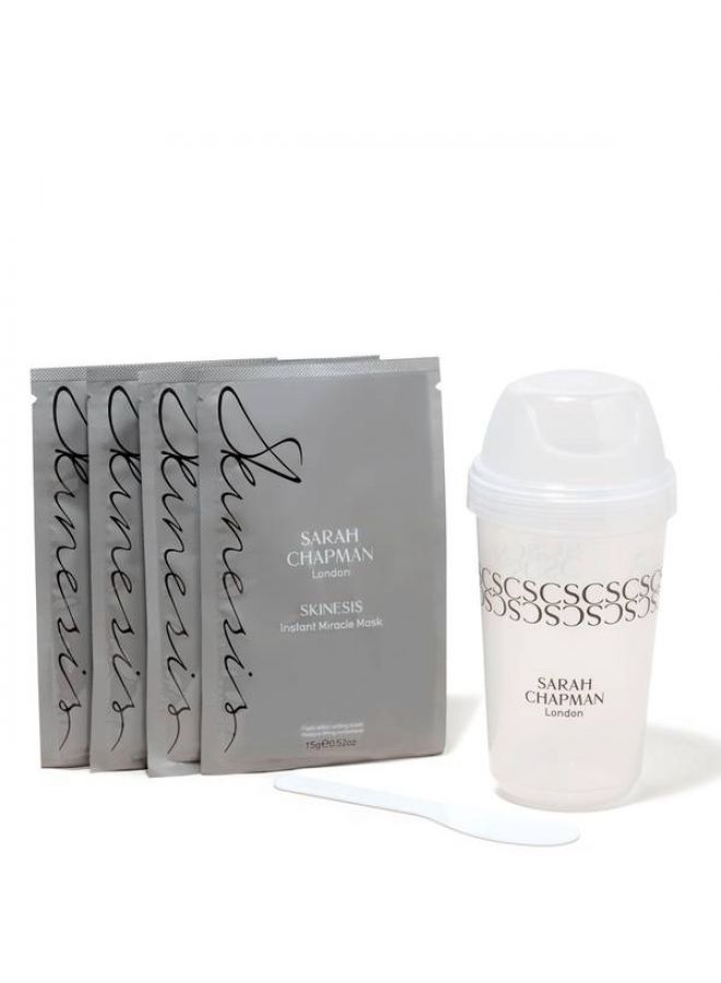 Sarah Chapman Skinesis Instant Miracle Mask (4 x 15g)