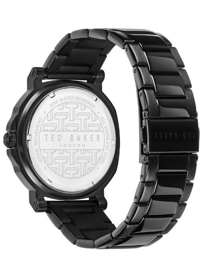 Men's Actonn Round Analog Wrist Watch T TBKPACS203 - 44mm - Black