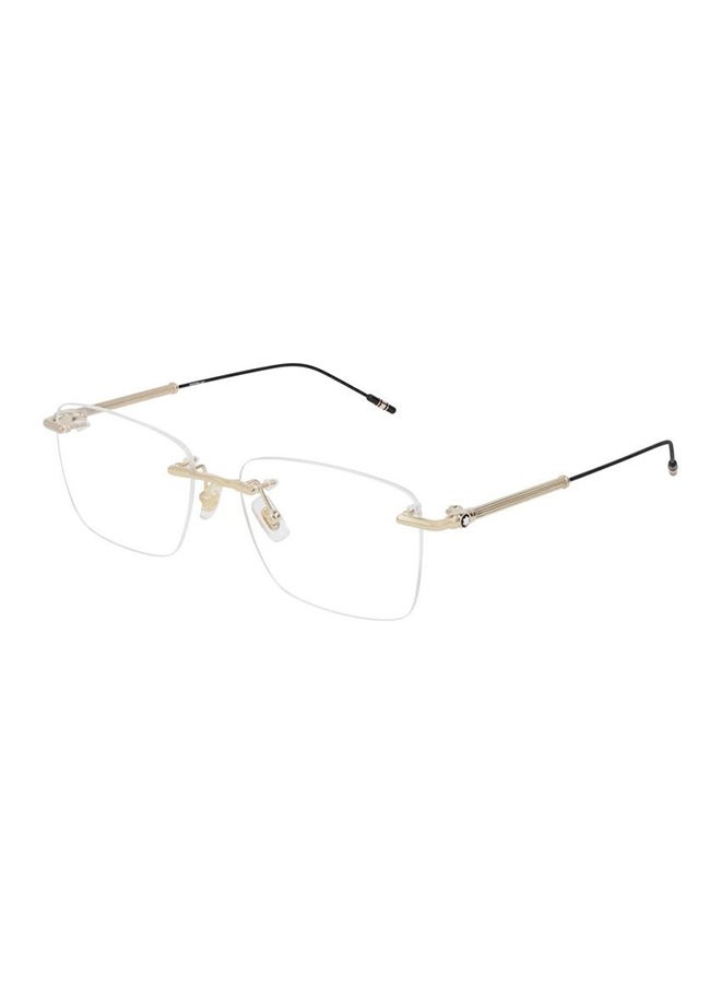 Men's Rectangle Eyeglasses - MB0038O 002 55 - Lens Size: 55 Mm