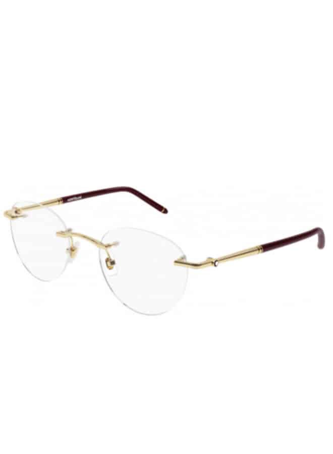 Men's Oval Eyeglasses - MB0244O 003 51 - Lens Size: 51 Mm