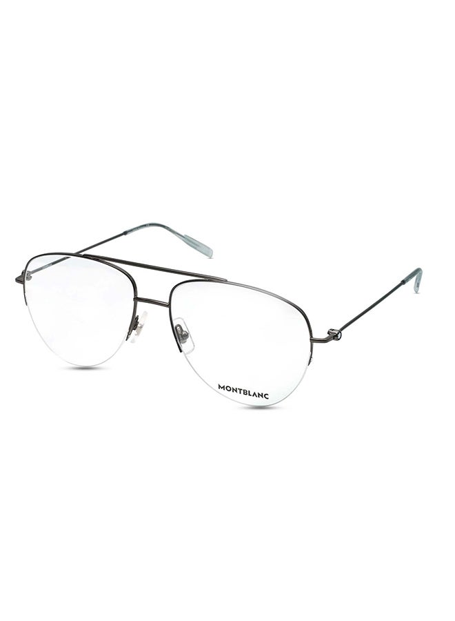 Men's Aviator Eyeglasses - MB0077O 001 57 - Lens Size: 57 Mm