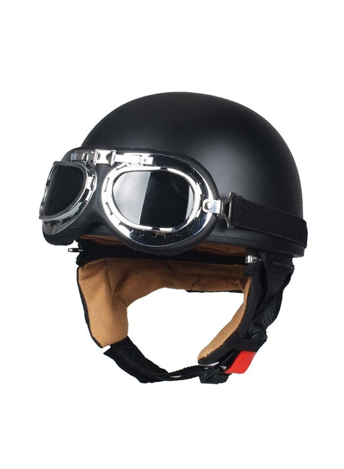 Retro helmet, electric scooter ear protection helmet