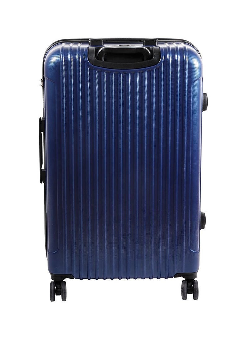 Biggdesign Lightweight Ocean Design Carry On Luggage with Spinner Wheel and Lock System Navy Blue 20-Inch