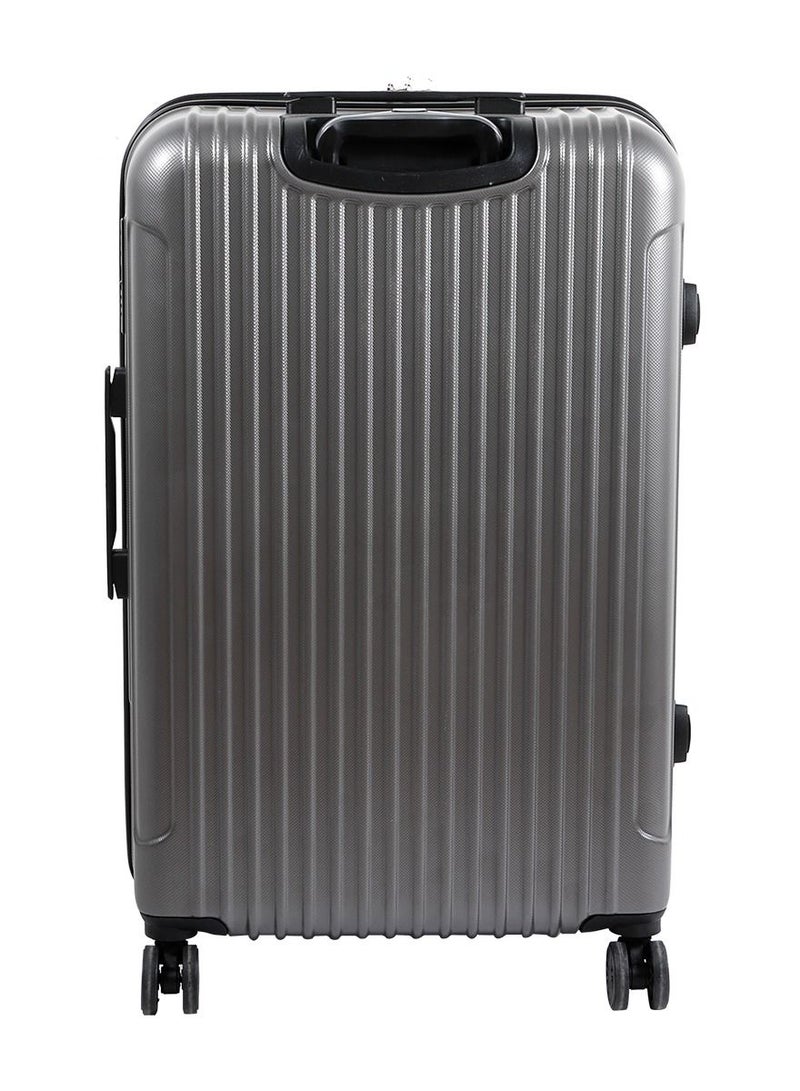Biggdesign Lightweight Ocean Design Carry On Luggage with Spinner Wheel and Lock System Gray 20-Inch