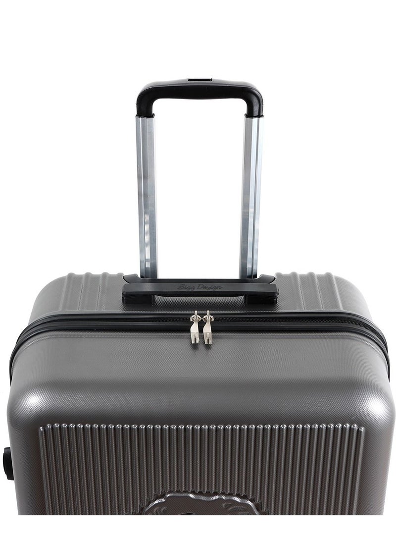 Biggdesign Lightweight Ocean Design Carry On Luggage with Spinner Wheel and Lock System Gray 20-Inch