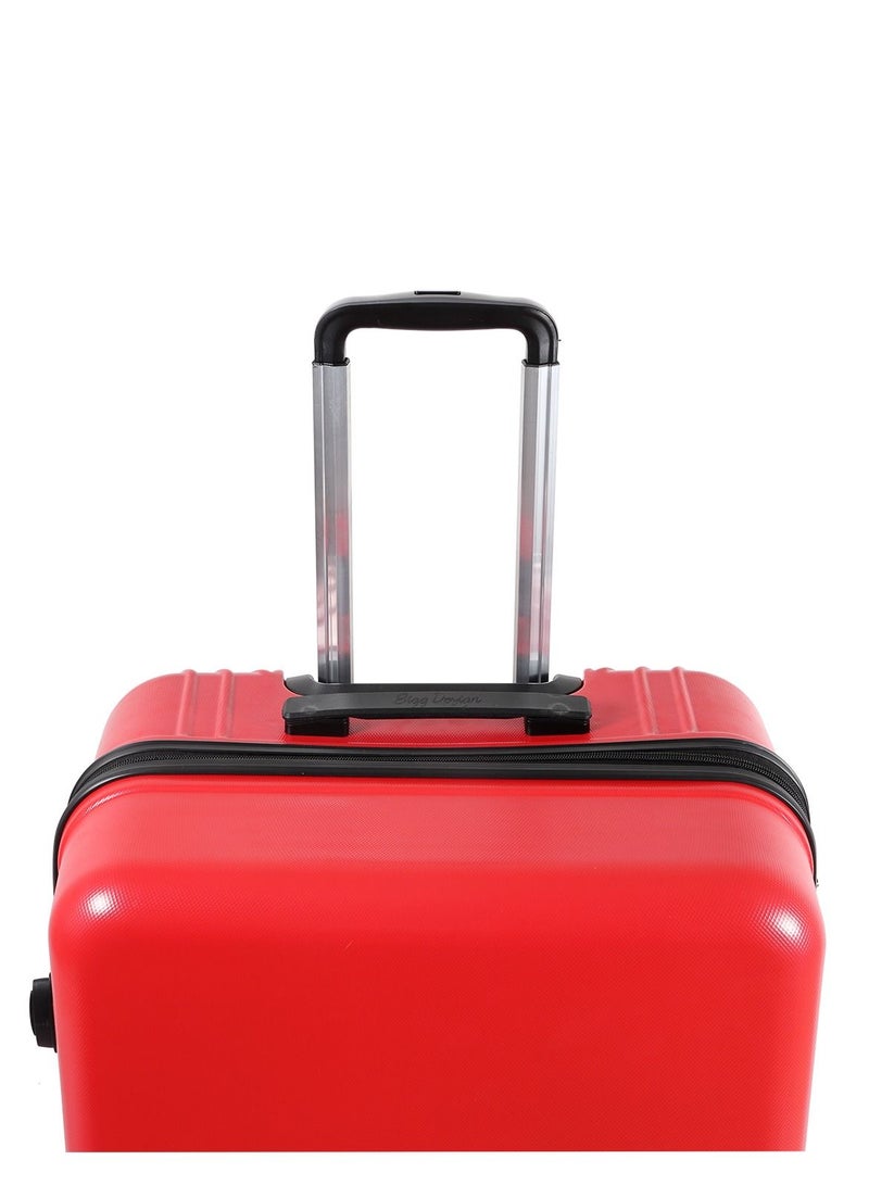 Biggdesign Lightweight Cats Design Carry On Luggage with Spinner Wheel and Lock System Red 20-Inch