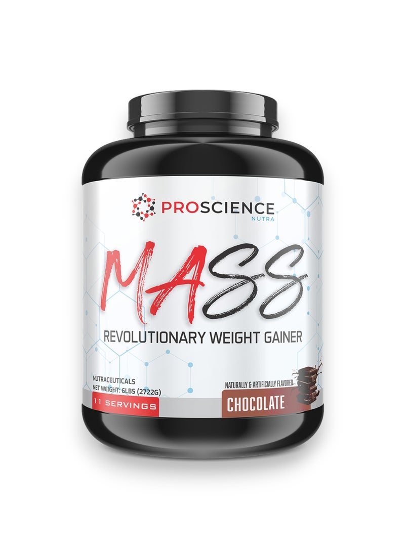 Mass Gainer, Revolutionary Weight Gainer, Chocolate Flavour, 6 Lb