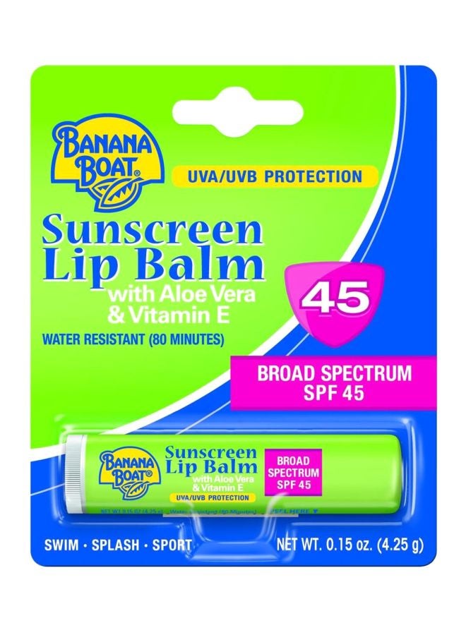 Sunscreen Lip Balm With SPF 45