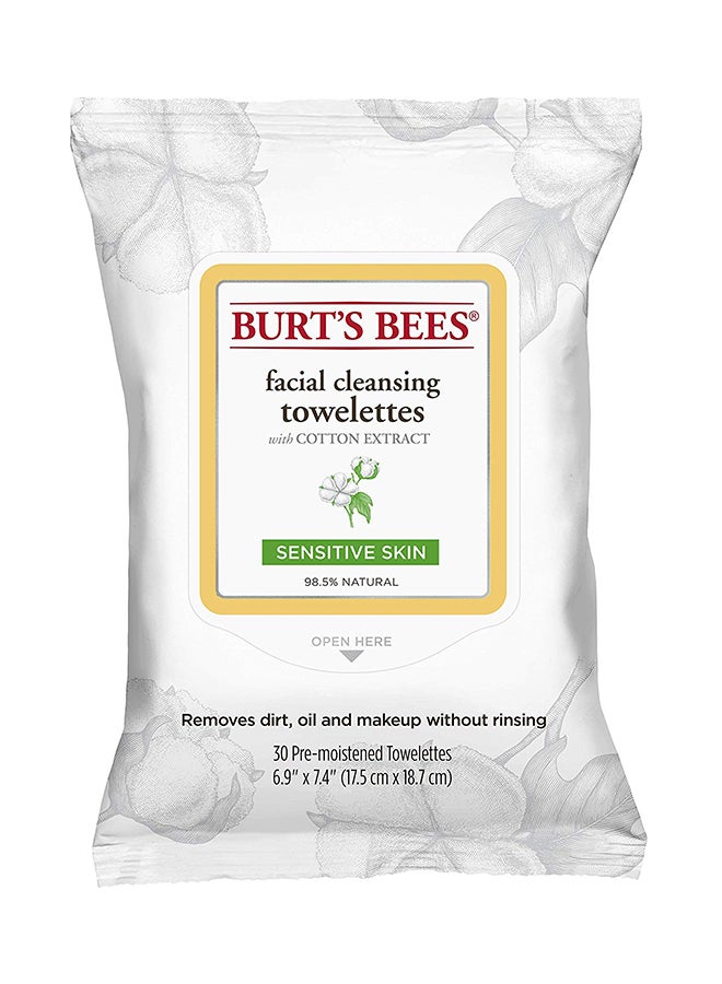 Pack Of 3 Sensitive Facial Cleansing Towelettes