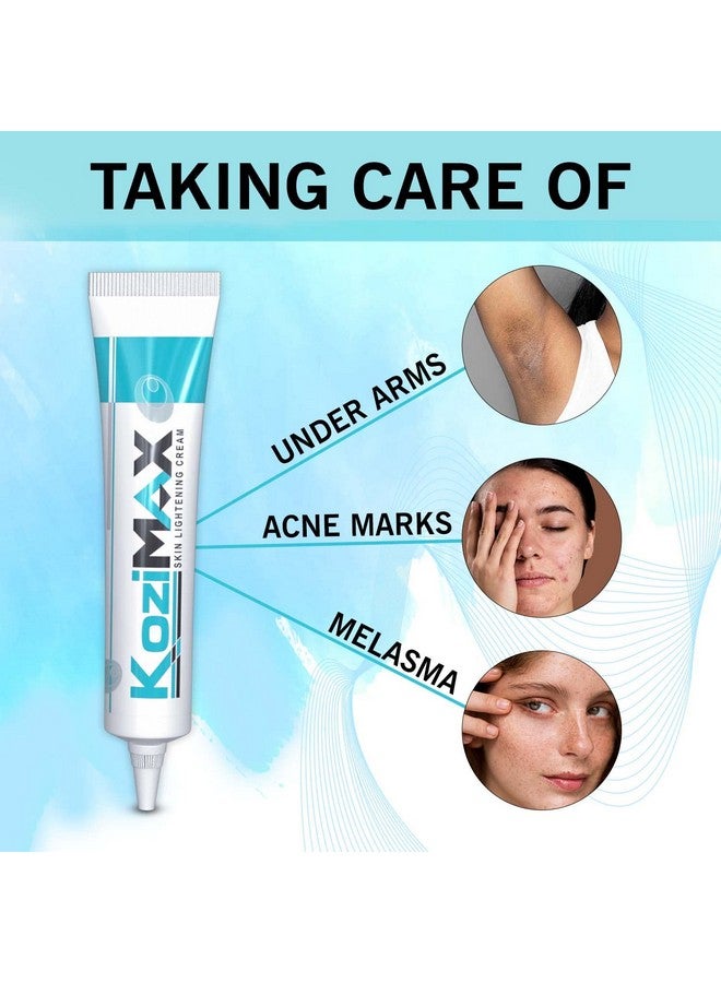 Kozimax Skin Lightening Cream : 09 Grams : Pack Of 05