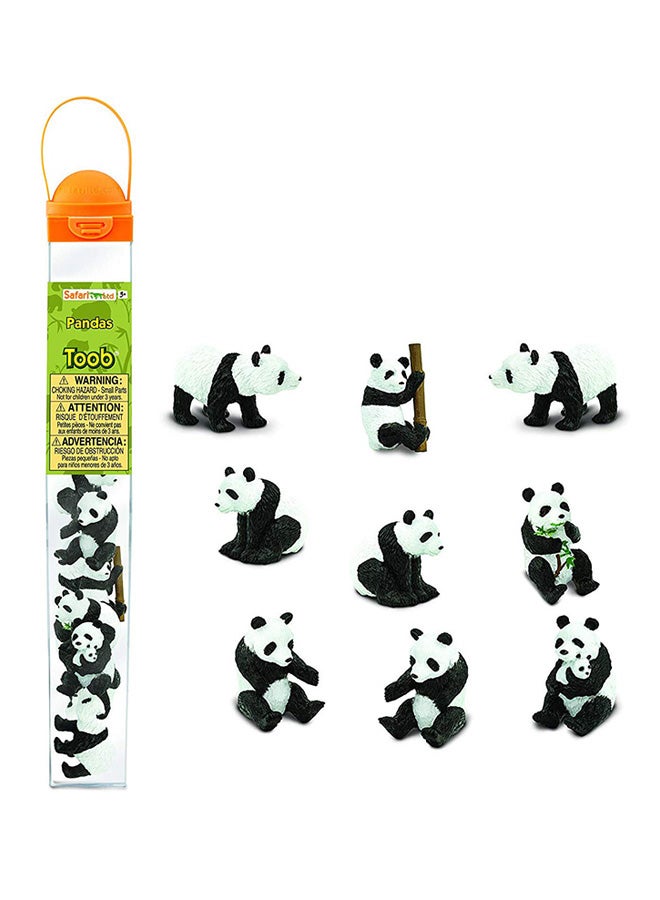 9-Piece Pandas Toob