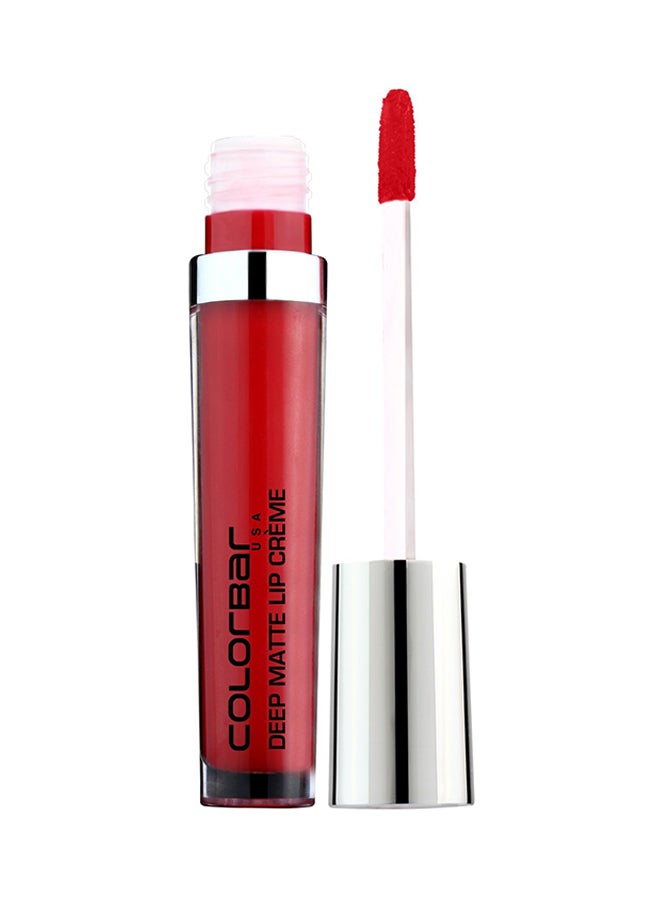 Deep Matte Lip Creme Red