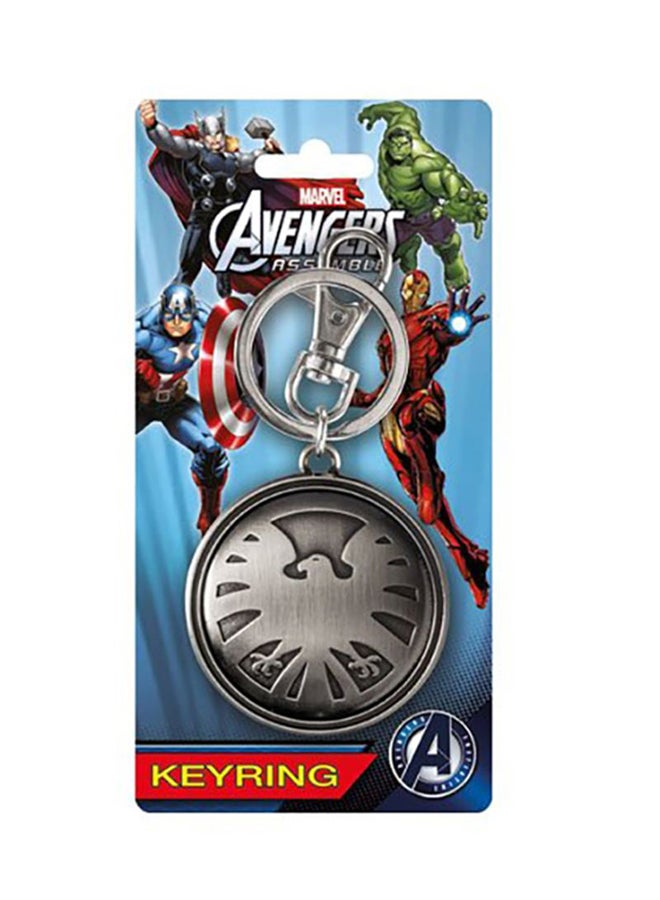 Avengers Eagle Logo Keyring 2 x 3.5 x 0.25inch