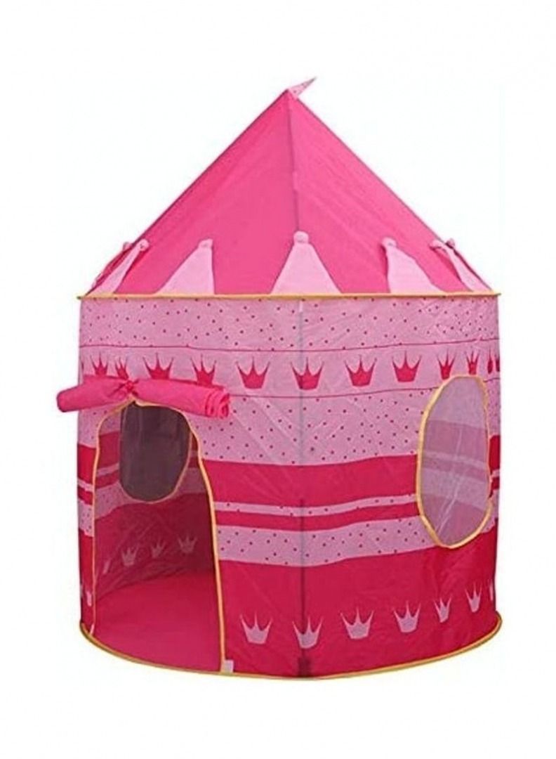 Pop Up Girls and Boy Pink Portable Foldable Castle Play Tent  for Indoor,Outdoor Use