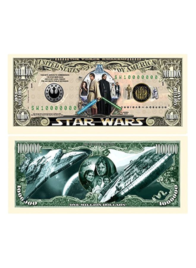 2-Piece Star Wars Collectible Million Dollar Currency Set