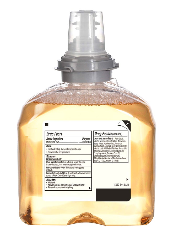 TFX Premium Foam Antibacterial Handwash Refill Orange 1.2Liters