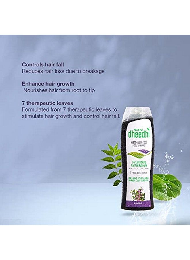Dheedhi Antihairfall Herbal Shampoo | Herbal Shampoo For Men And Women | Reduces Hair Fall And Enhance Hair Growth 100 Ml (Pack Of 3)