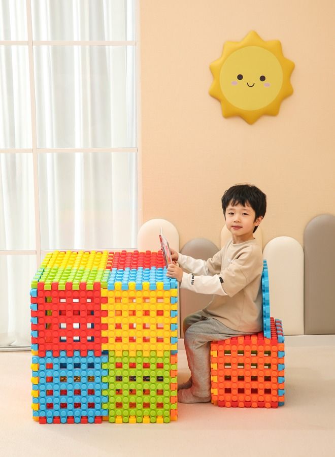 Extra-Large Square Building Blocks Early Education Center Plastic Educational Games Children's Toys