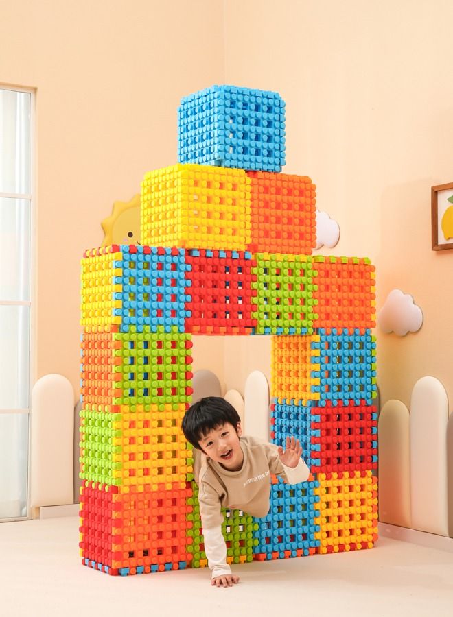 Extra-Large Square Building Blocks Early Education Center Plastic Educational Games Children's Toys