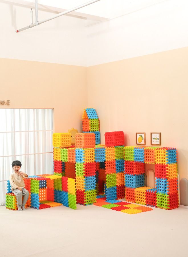 Extra-Large Square Building Blocks Early Education Center Plastic Educational Games Children's Toys