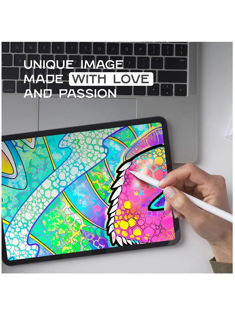 Original Wooden Jigsaw Puzzles - Iridescent Chameleon, Small 7.5