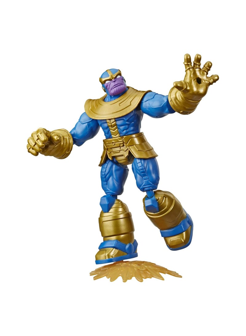 Hasbro Avengers Marvel Bend and Flex 6 Inch Flexible Thanos Figure