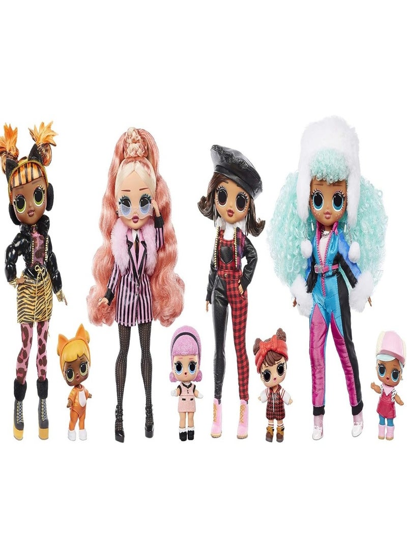 L.O.L. Surprise! O.M.G. Winter Chill Missy Meow Fashion Doll & Baby Cat Doll with 25 Surprises