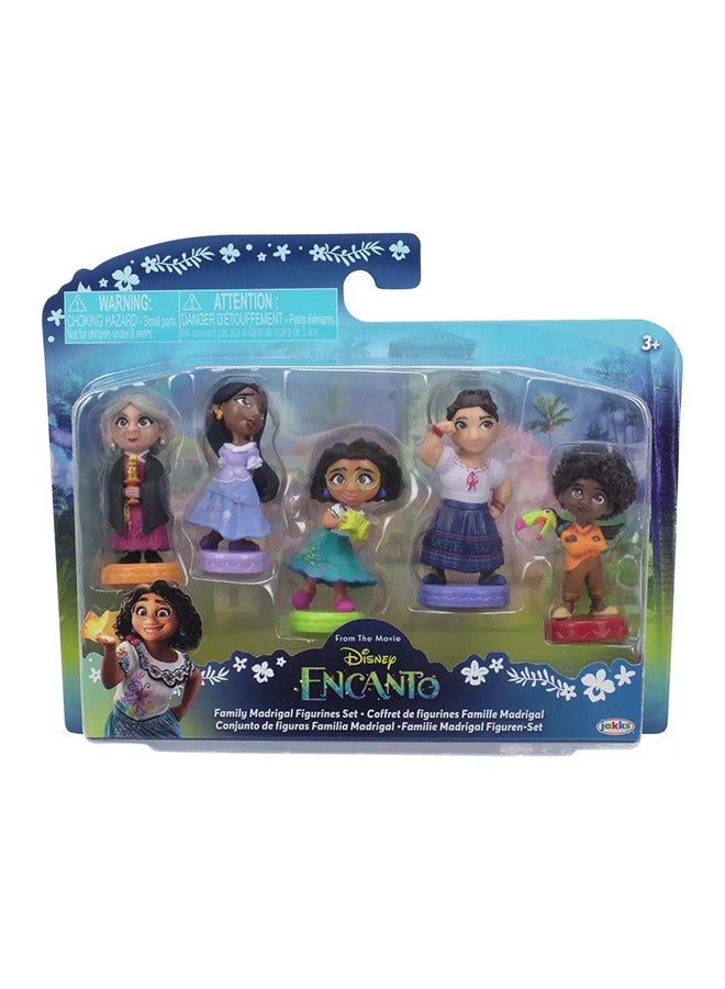 Mini Doll 2 Inch Family Set 5-In-1 Pack