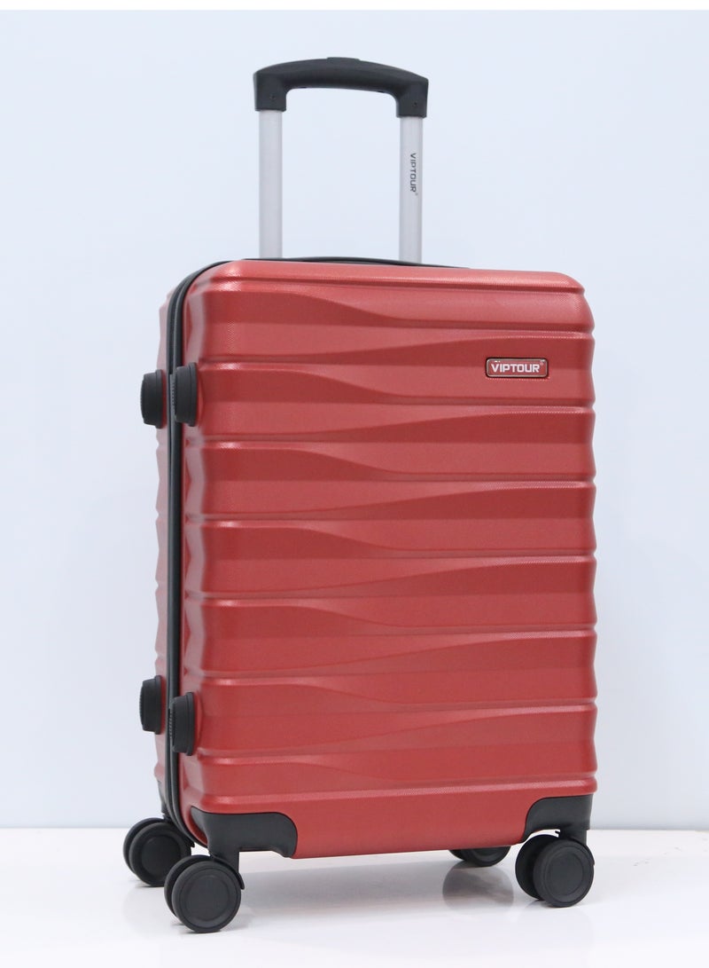 Single Hardside Spinner ABS Trolley Luggage With Number Lock 20 Inches