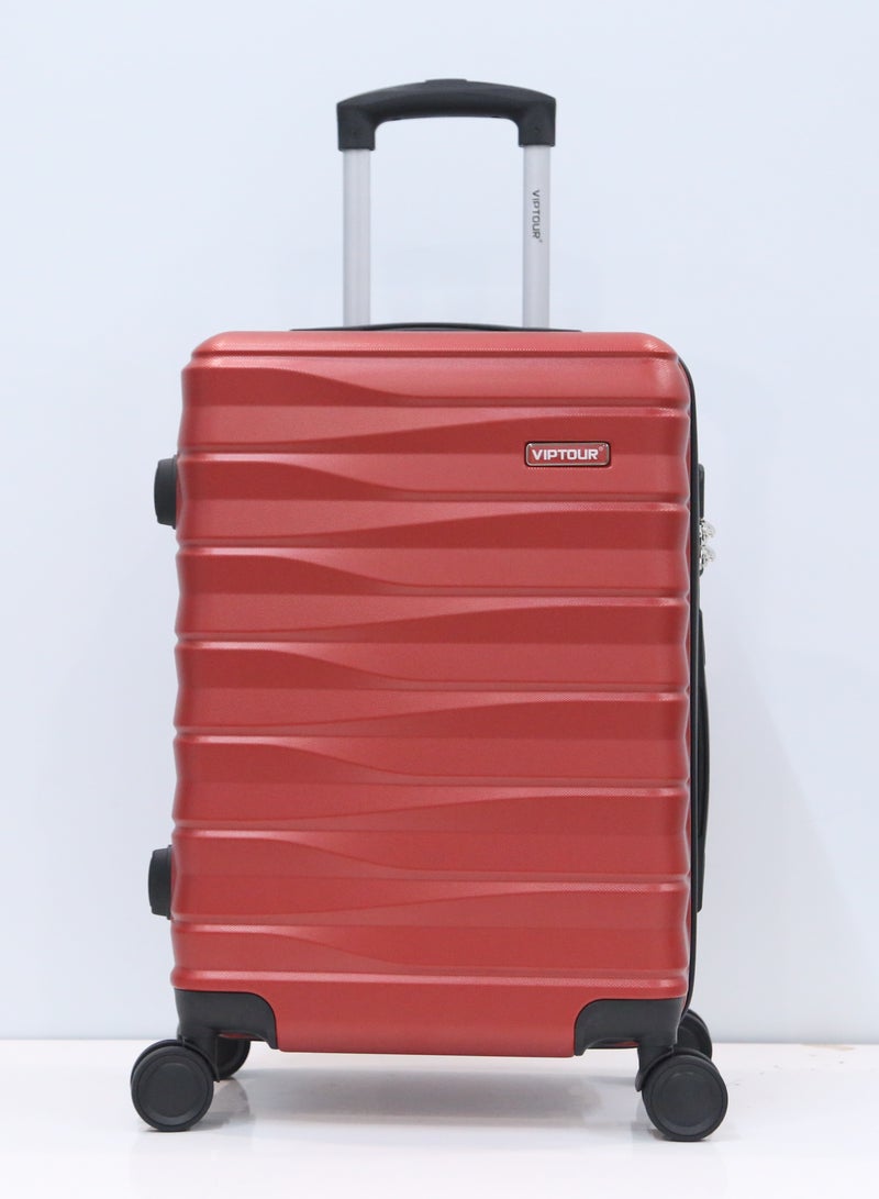 Single Hardside Spinner ABS Trolley Luggage With Number Lock 20 Inches