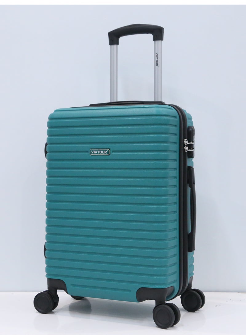 Single Hardside Spinner ABS Trolley Luggage With Number Lock 20 Inches