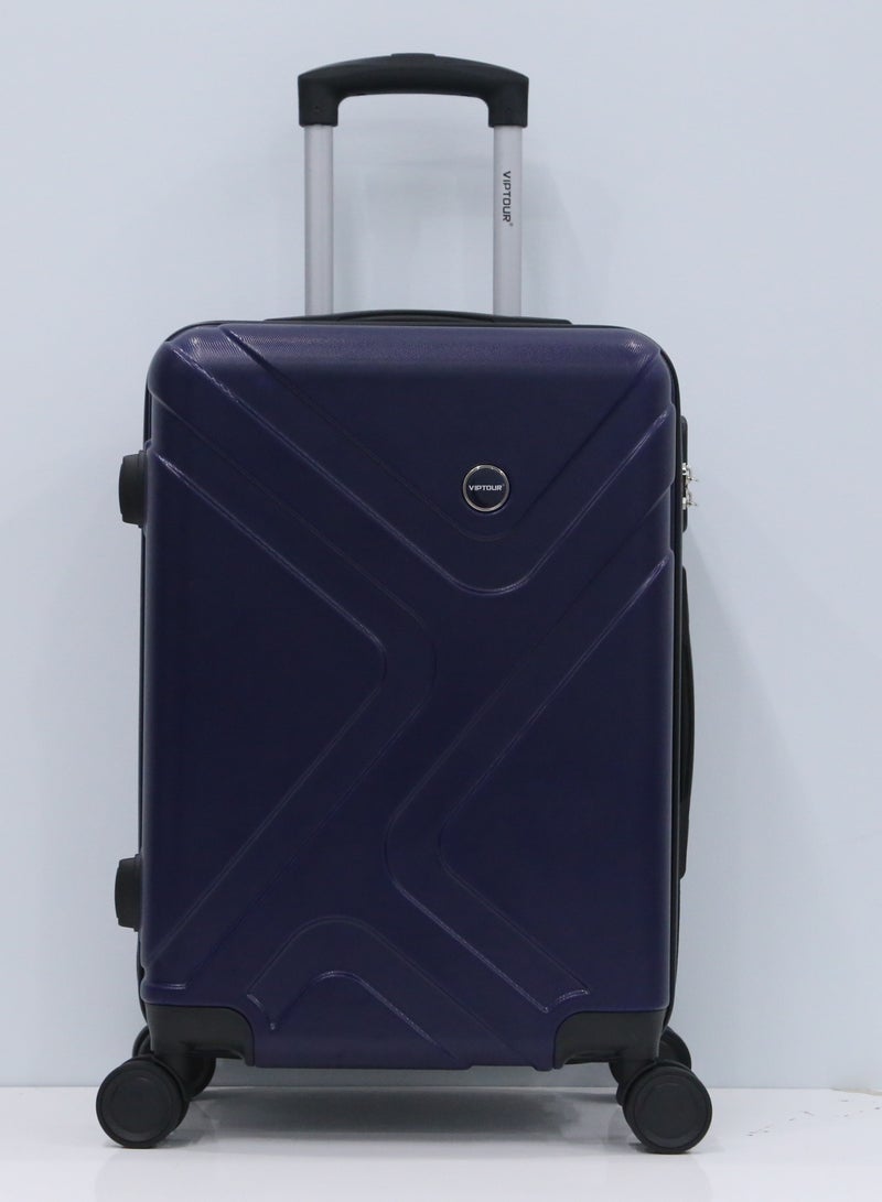 Single Hardside Spinner ABS Trolley Luggage With Number Lock 20 Inches