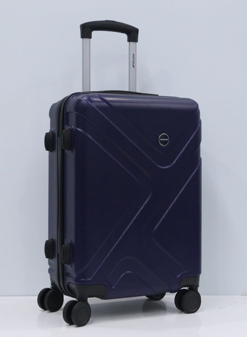 Single Hardside Spinner ABS Trolley Luggage With Number Lock 20 Inches