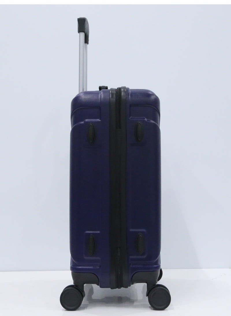 Single Hardside Spinner ABS Trolley Luggage With Number Lock 20 Inches