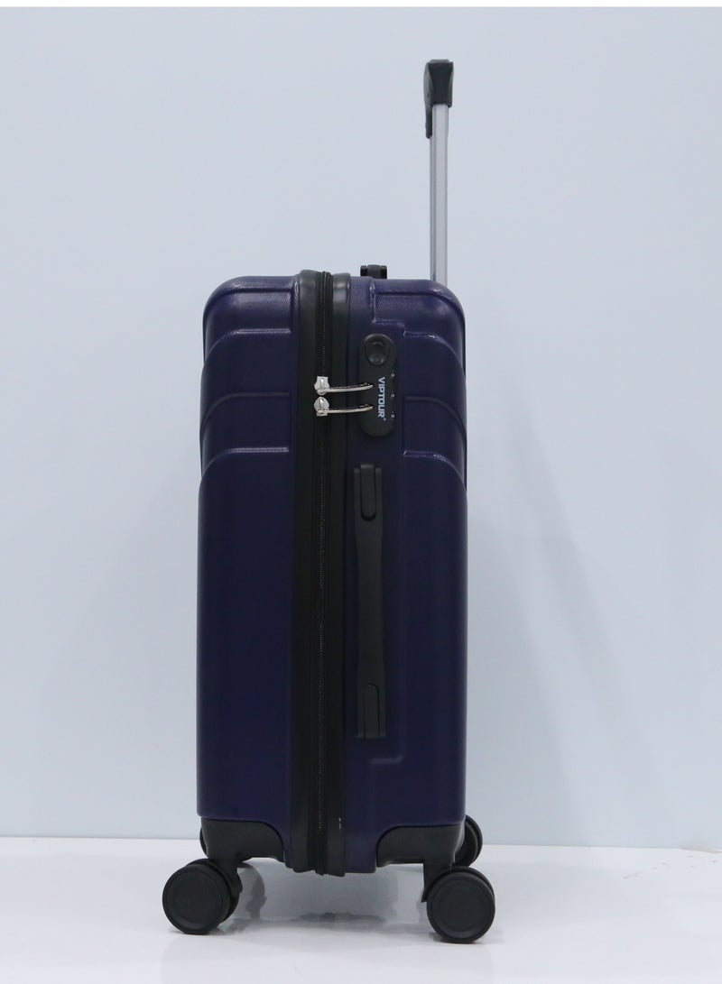 Single Hardside Spinner ABS Trolley Luggage With Number Lock 20 Inches