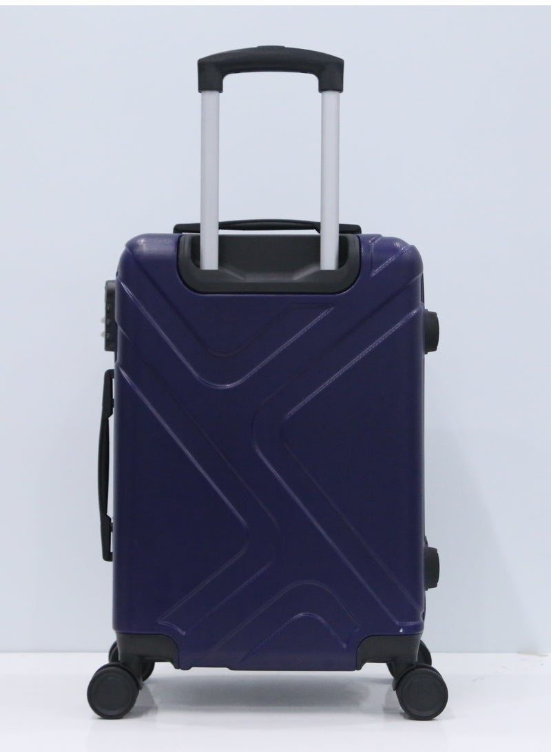 Single Hardside Spinner ABS Trolley Luggage With Number Lock 20 Inches