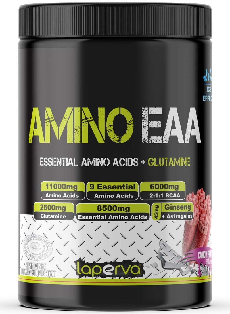 Laperva Amino EAA + Glutamine, Candy Fruit, 390 Gm