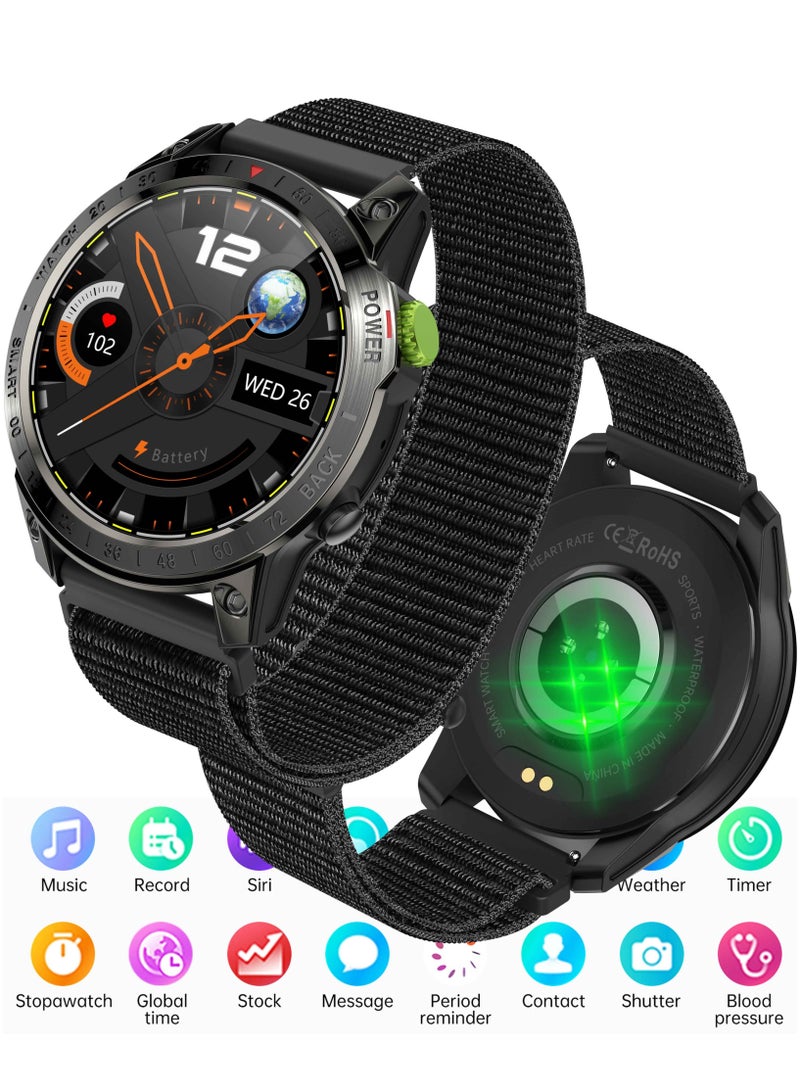 Mens Smartwatch with Bluetooth Calls Fitness Tracker Sports Smart Watch