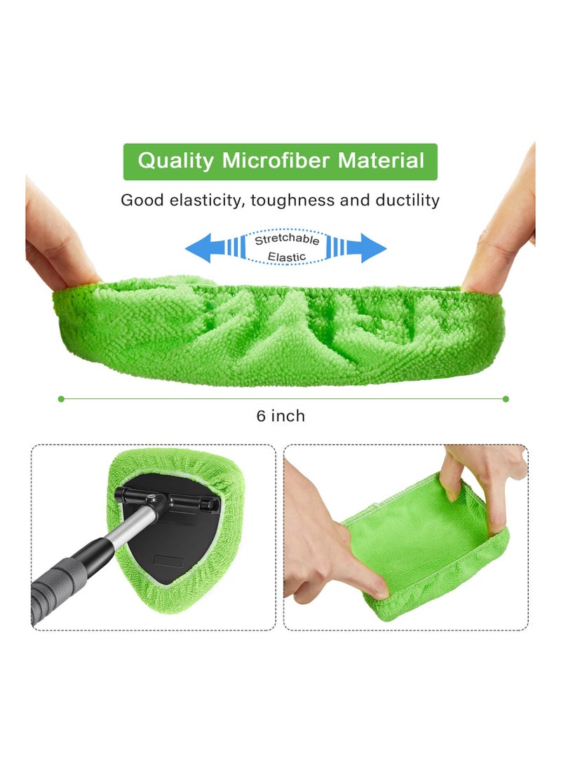 Car Microfiber Cloths 20 Pack Car Care Microfiber Cloths for Windshield Cleaner Replaced Microfiber Pads Cover Kit for Auto Windshield Cleaning Tool