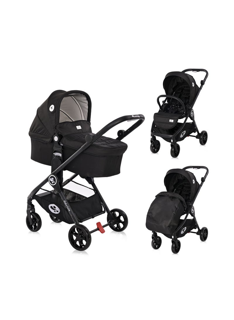 Baby Stroller Patrizia Black
