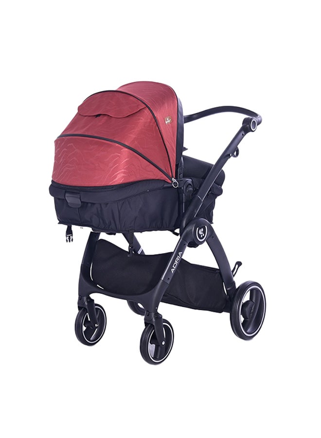 Baby  Stroller Adria Black And Red