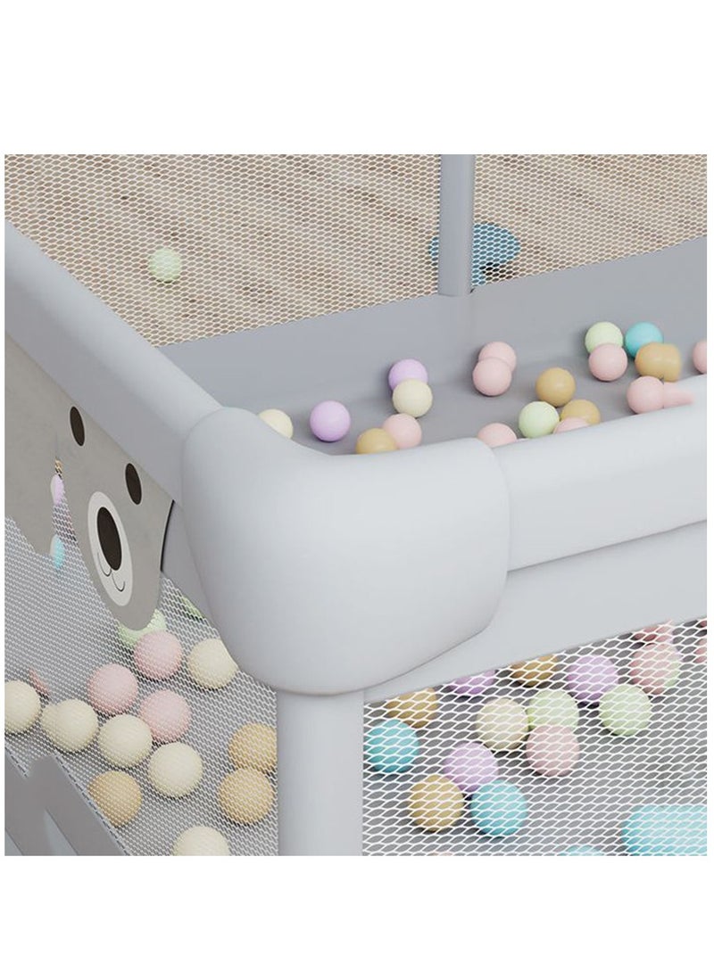 Baby Playpen, Playpens for Babies, Large Playard for Toddlers, Recreation Area, Sturdy Safety Baby Play Yard Fence,Baby Gate Playpen (150*180 CM)